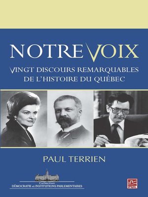 cover image of Notre voix